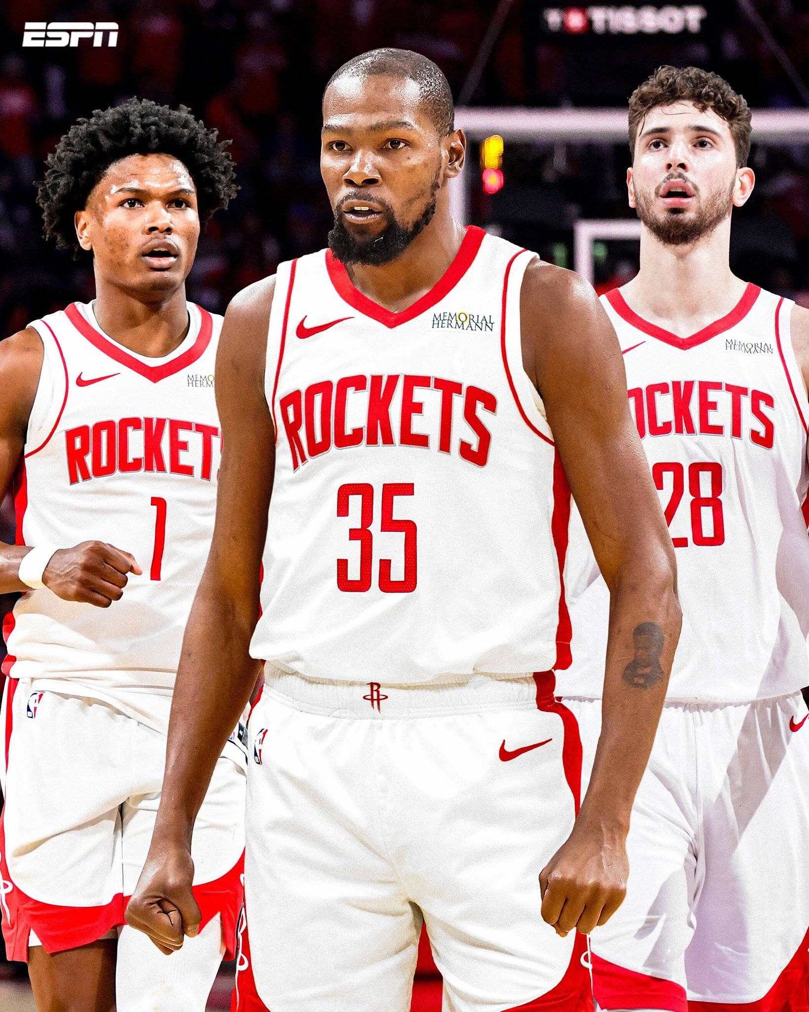 杜蘭特愿意與火箭的最高薪水低下續(xù)簽合同 并希望在這里結(jié)束他的職業(yè)生涯